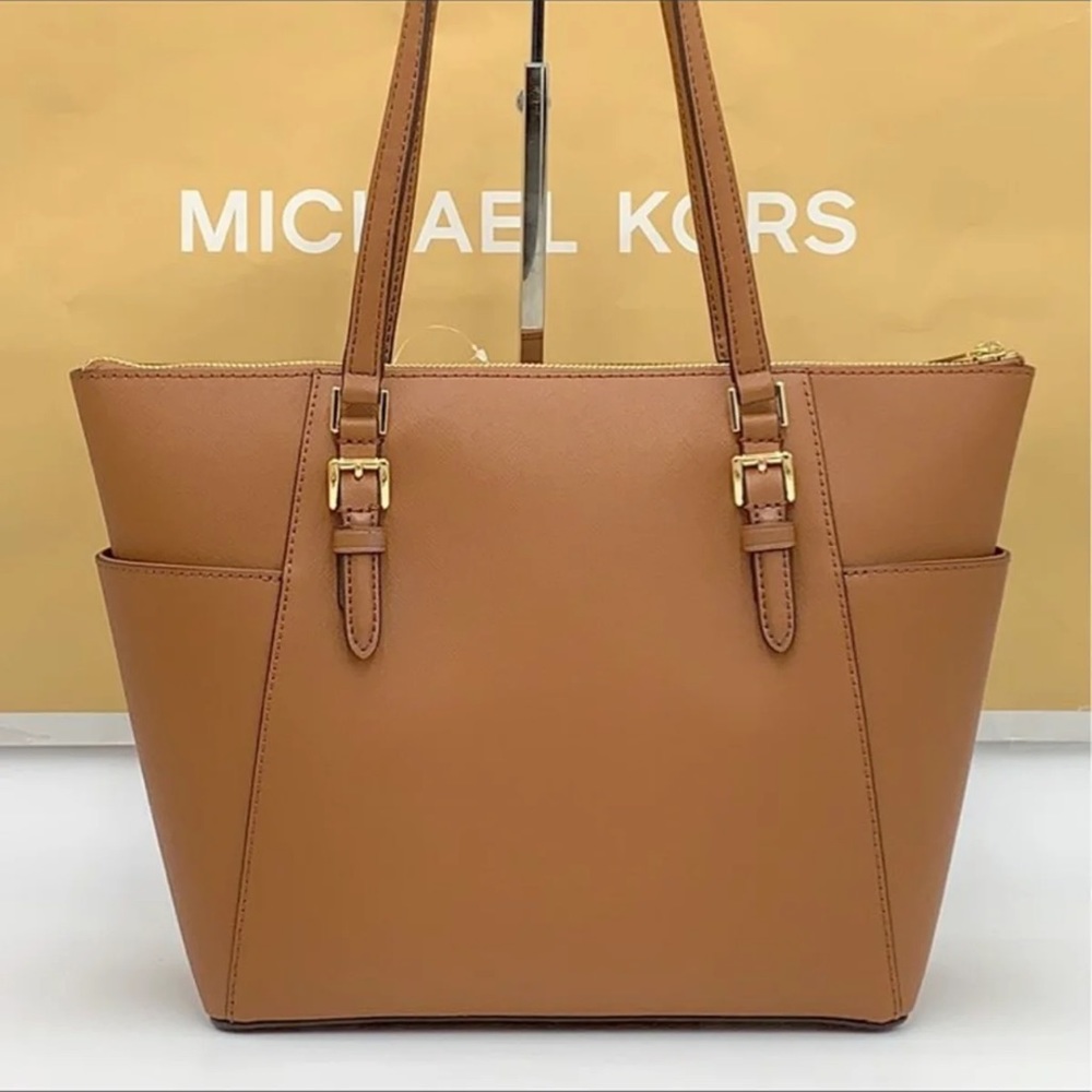 MICHAEL KORS CHARLOTTE LARGE TOP ZIP  Tote bag - Picture 14 of 15